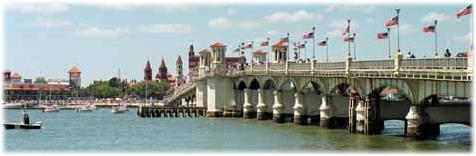 Historic St. Augustine Florida Bridge of Lions